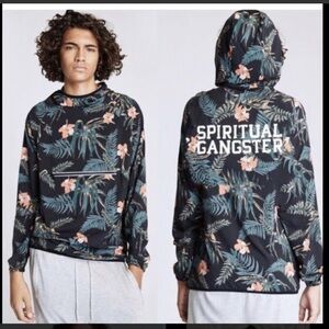 Spiritual Gangster Floral windbreaker - sz m